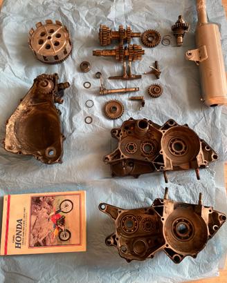 Honda cr250 1984 parti di ricambio carter cambio