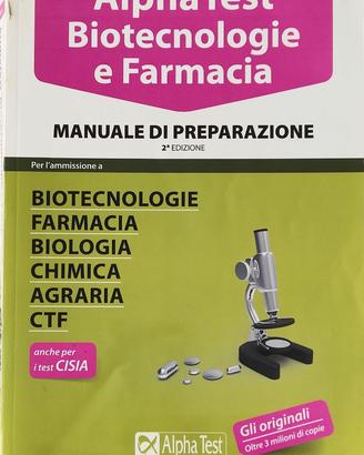 Alpha Test-Biotecnologie Farmacia Biologia Chimica