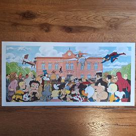 Vittorio Giardino Comics Square stampa firmata