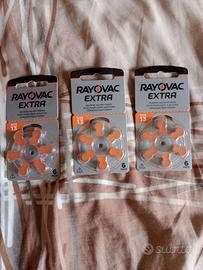 19 Pile a bottone Rayovac Extra misura 13