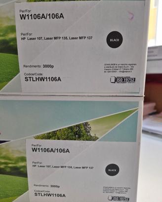 cartucce toner  W1106A/106A