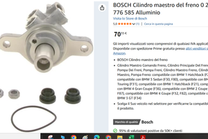 pompa freni bosch per BMW varie serie LEGGI !