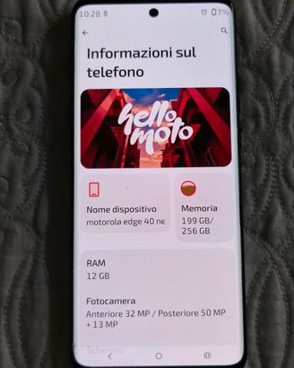 Motorola Edge 40 neo come nuovo