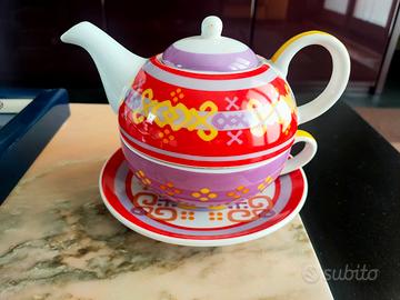 tazza da té Tognana con teiera