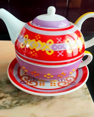 tazza da té Tognana con teiera