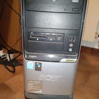 PC fisso Acer Aspire SA80 con monitor, tastiera e 