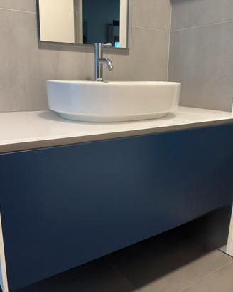 Mobile bagno top vetro + Lavabo Geberit