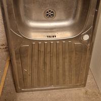 Lavello 1 v  acciaio inox Mondial