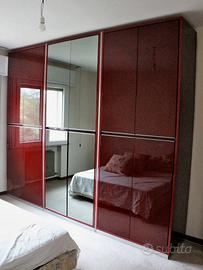 Camera vintage completa armadio 6 ante e comodini