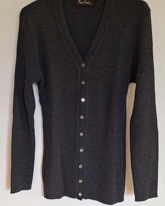 cardigan donna grigio lana 46 L Pierre Cardin