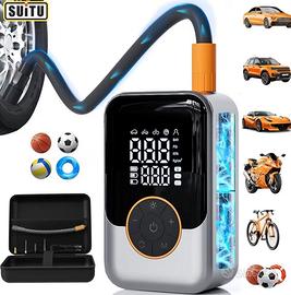 Compressore ricaricabile senza fili 2in1 lcd powe