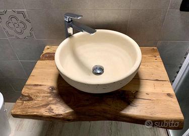 TOP BAGNO IN LEGNO, TAVOLI, MENSOLE