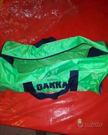 Borsa borsone tubo sakka anni 90 verde vintage 