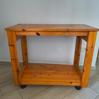 carrello carrellino cucina legno