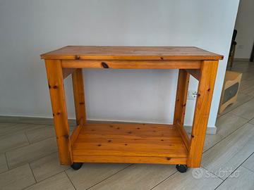 carrello carrellino cucina legno