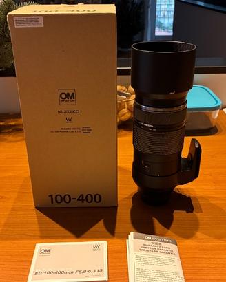 Obiettivo OM System Zuiko ED 100-400 F5.0-6.3 IS.
