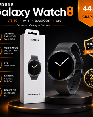 SAMSUNG GALAXY WATCH 8 LTE 4G WI-FI BLUETOOTH GPS