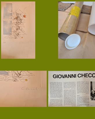 Giovanni Checchi Metamorfosi 2 Acquaforte Acquatin