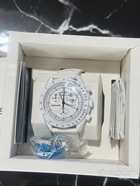 Orologio Mission to the Moonphase Snoopy White