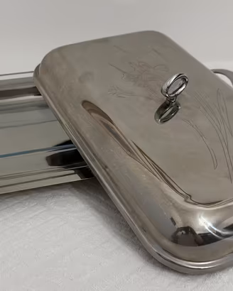 Pirofila Vintage EME c/coperchio–Acciaio Inox18/10
