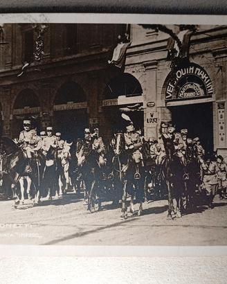 B 6. foto cartolina Benito Mussolini Bologna 1928