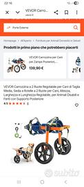 carrello per cani 