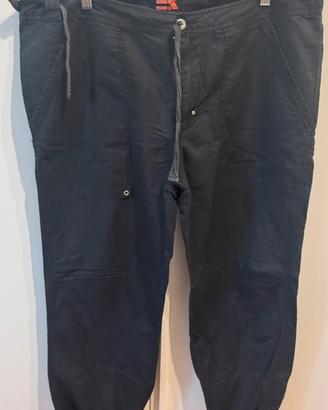 Pantalone lungo nero casual/cargo Tg. 54