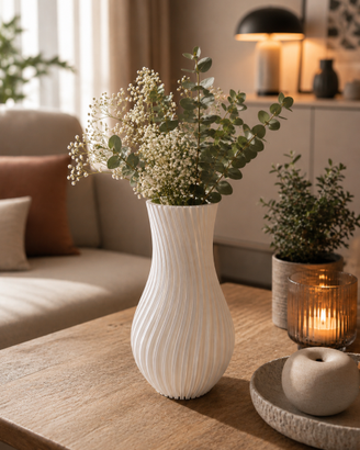 Vaso di design moderno stampato in 3D