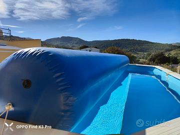CUSCINO GONFIABILE PER PISCINA ANTI RISTAGNO MT 7