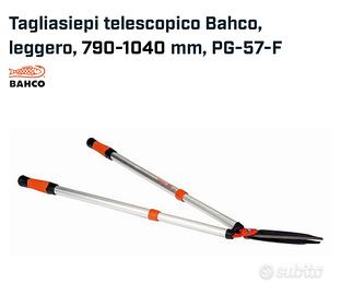 Tagliasiepi telescopico leggero forbice BAHCO