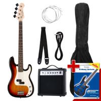 Kit Basso Elettrico e 2 Lezioni Musicali Gratis