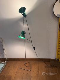 Lampada piantana design vintage Guzzini verde