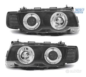 FARI BMW SERIE 7 E38 98-01 ANGEL EYES FONDO NERO