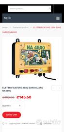 ELETTRIFICATORE 230V EURO GUARD NA4500