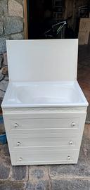 fasciatoio MIBB  laccato bianco