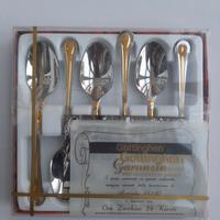 cucchiaini Gottinghen laminati oro