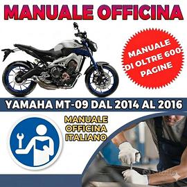 Manuale Officina Yamaha MT-09 dal 2014 al 2016