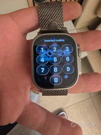 Apple watch ultra 2 con maglia milanese apple