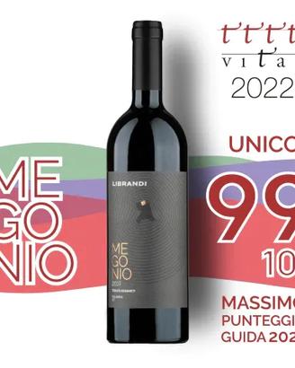 MEGONIO 2019 Miglior Vino d'Italia punti 99/100