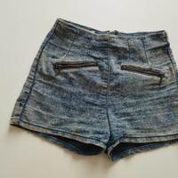 Shorts jeans brand Bershka Tg.XS vita alta