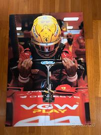 Poster Louis Hamilton Ferrari F1