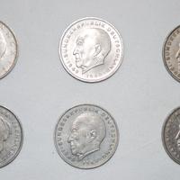 LOTTO 6 MONETE DA 2 MARCHI TEDESCHI COMMEMORATIVE