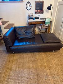 Chaise-longue nappa italiana