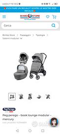 Trio Peg Perego color e tessuto jeans