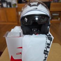 Casco Jet con visierino nuovo mai usato TG. M