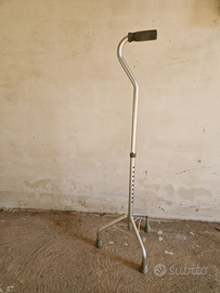 Tripode stampella regolabile alluminio anziani