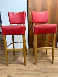 Sgabello vintage in legno