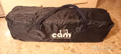 Lettino da campeggio con 2 materassi