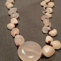 Collana di quarzo e pietre di luna