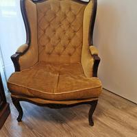 poltrone in stoffa vintage 